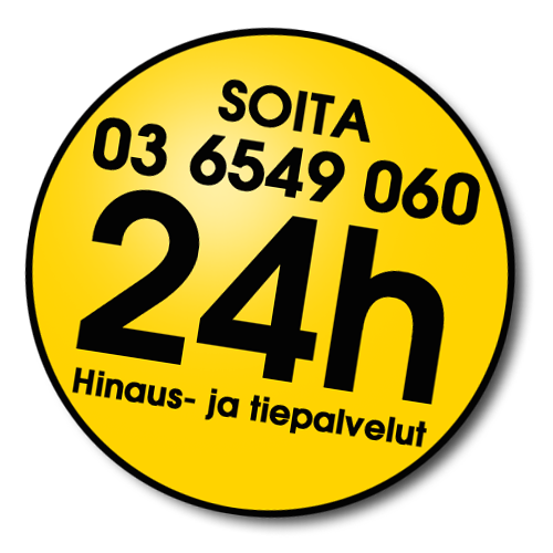 Hinauspalvelu 24 h